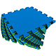 картинка Мягкий пол универсальный 25*25(см) сине-зеленый от магазина Лазалка