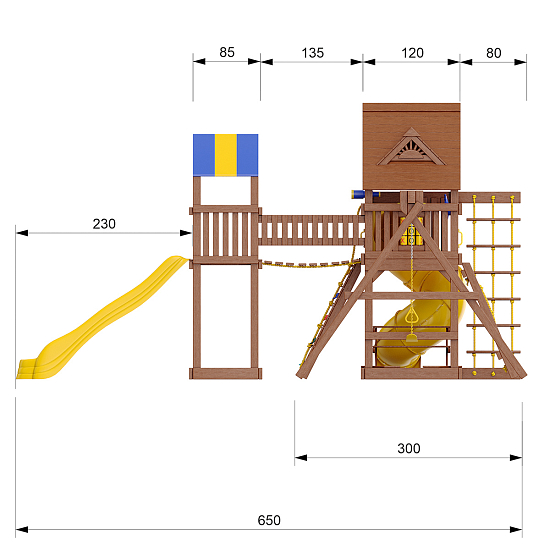 Детский игровой комплекс Fort-5