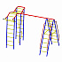 Детский спортивный комплекс для дачи Пионер "Вираж плюс" (Без качелей)