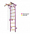 Детский спортивный комплекс ДСК "Пионер-с2н" (усиленый)(пристеночный) пурпурный-желтый