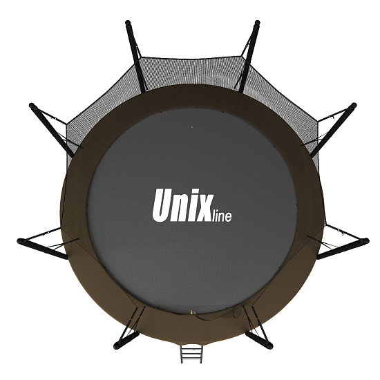 Батут UNIX line 12 ft Black&Brown (inside)