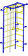 Детский спортивный комплекс ДСК "Пионер-С108" синий-желтый